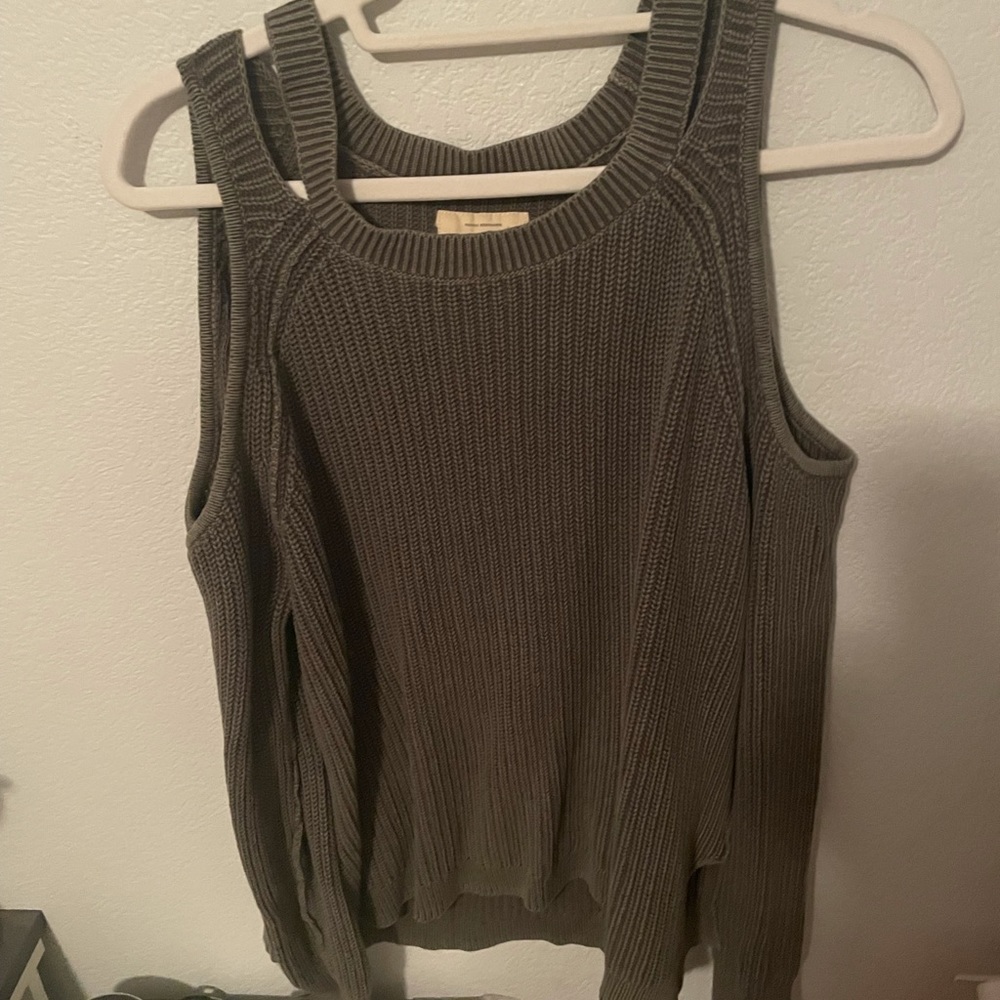 Hollister cold shoulder sweater